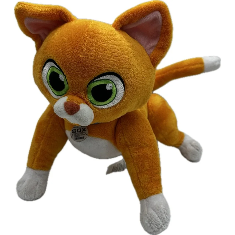 Disney Store Sox Orange Cat Buzz Lightyear Plush Stuffed Poseable Soft Toy Pixar